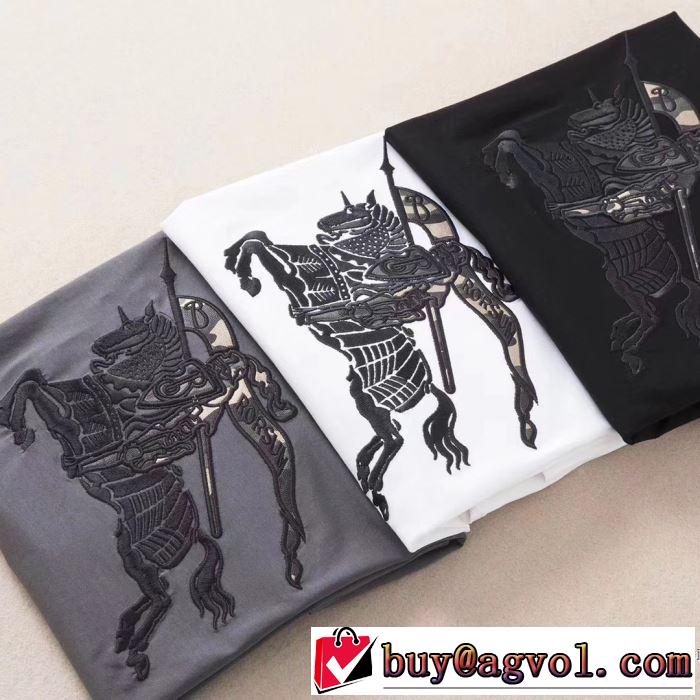 累積売上総額第１位 3色可選 半袖Tシャツ 老舗ブランド バーバリー BURBERRY 20SS☆送料込