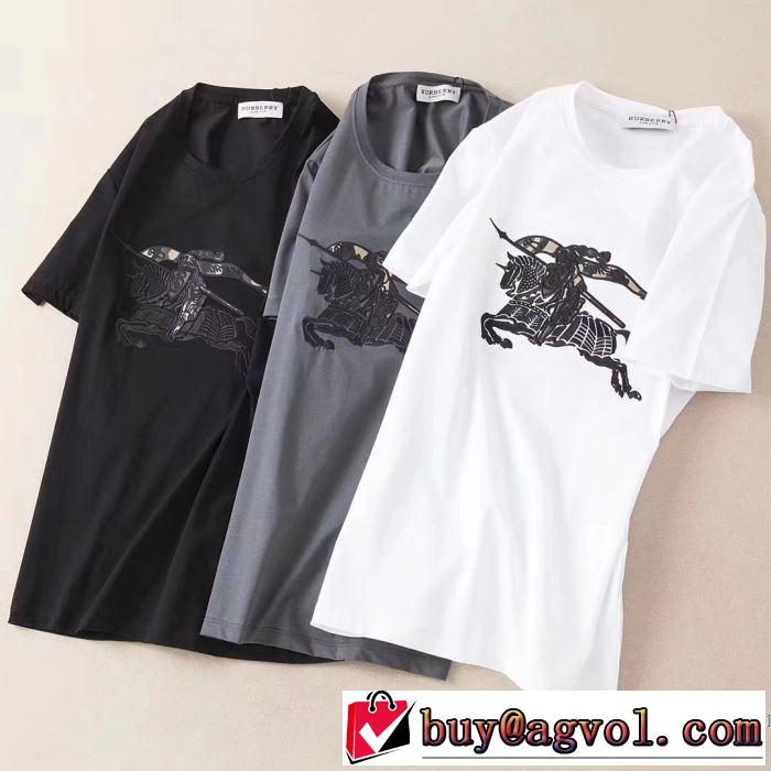 累積売上総額第１位 3色可選 半袖Tシャツ 老舗ブランド バーバリー BURBERRY 20SS☆送料込