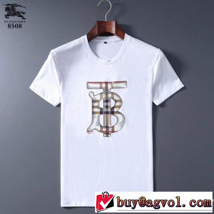 2色可選 着こなしを楽しむ 半袖Tシャツ 有名ブランドです バーバリー BURBERRY 注目されている