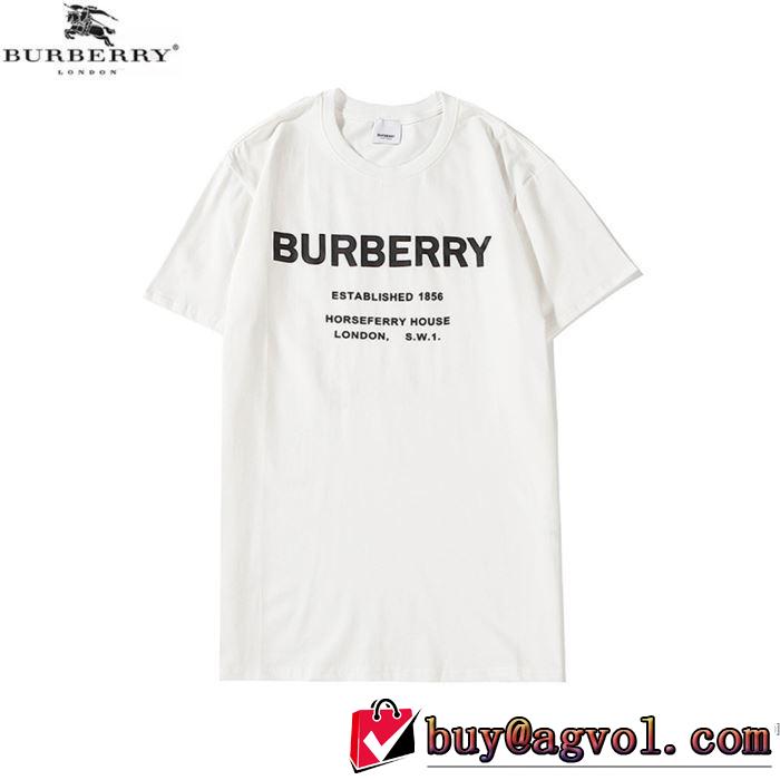 バーバリー BURBERRY 2色可選 コーデの完成度を高める 半袖Tシャツ この時期の一番人気は