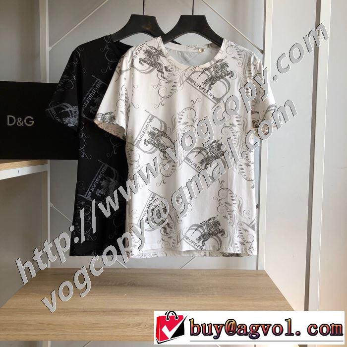 ストリート系に大人気 2色可選 バーバリー BURBERRY デザインお洒落 半袖Tシャツ 最新の入荷商品