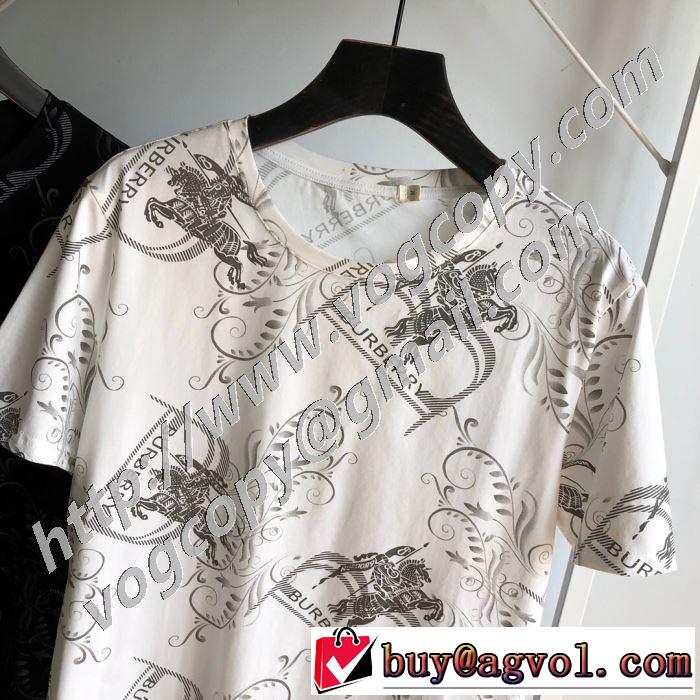 ストリート系に大人気 2色可選 バーバリー BURBERRY デザインお洒落 半袖Tシャツ 最新の入荷商品