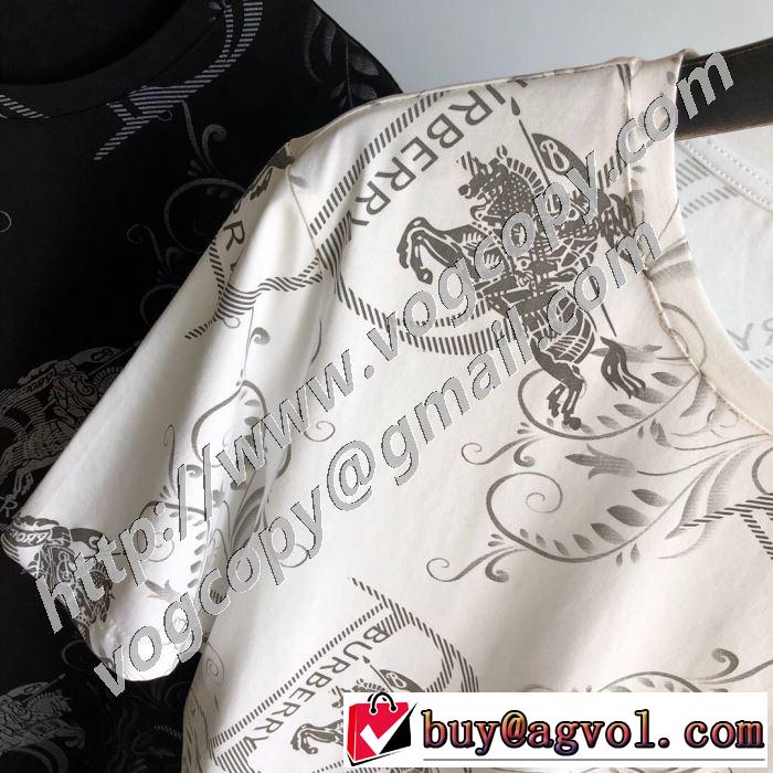 ストリート系に大人気 2色可選 バーバリー BURBERRY デザインお洒落 半袖Tシャツ 最新の入荷商品