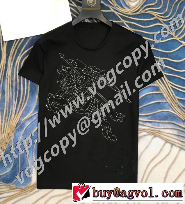是非ともオススメしたい 2色可選 半袖Tシャツ ファッションに取り入れよう バーバリー BURBERRY