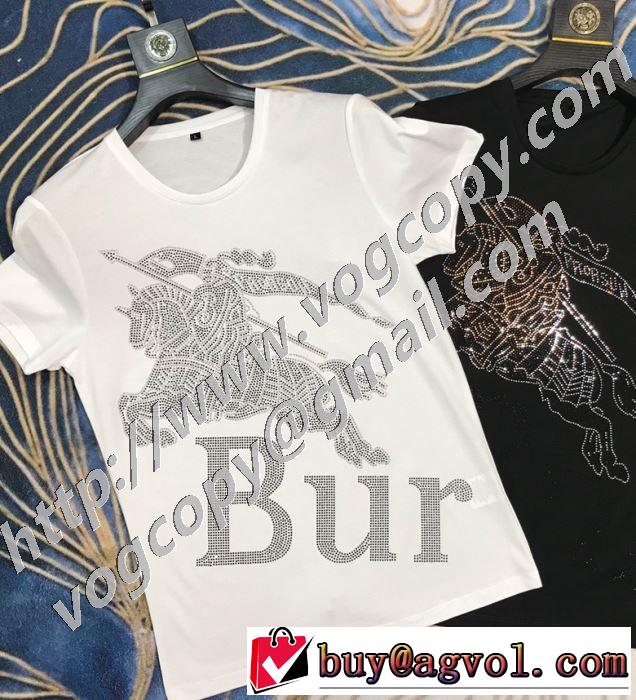 是非ともオススメしたい 2色可選 半袖Tシャツ ファッションに取り入れよう バーバリー BURBERRY