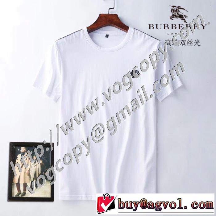 3色可選 バーバリーどのアイテムも手頃な価格で  BURBERRY トレンド最先端のアイテム 半袖Tシャツ