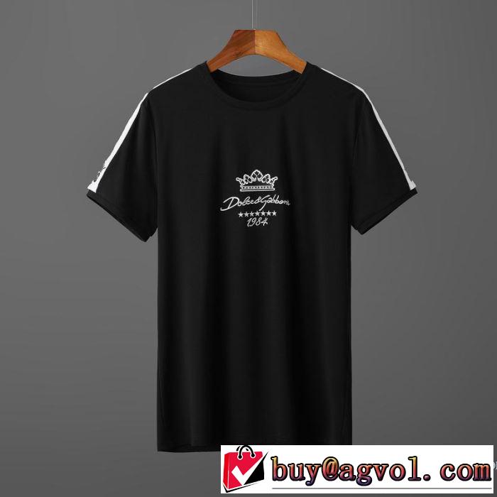 価格帯が低い ドルチェ＆ガッバーナ Dolce&Gabbana 半袖Tシャツ非常にシンプルなデザインな