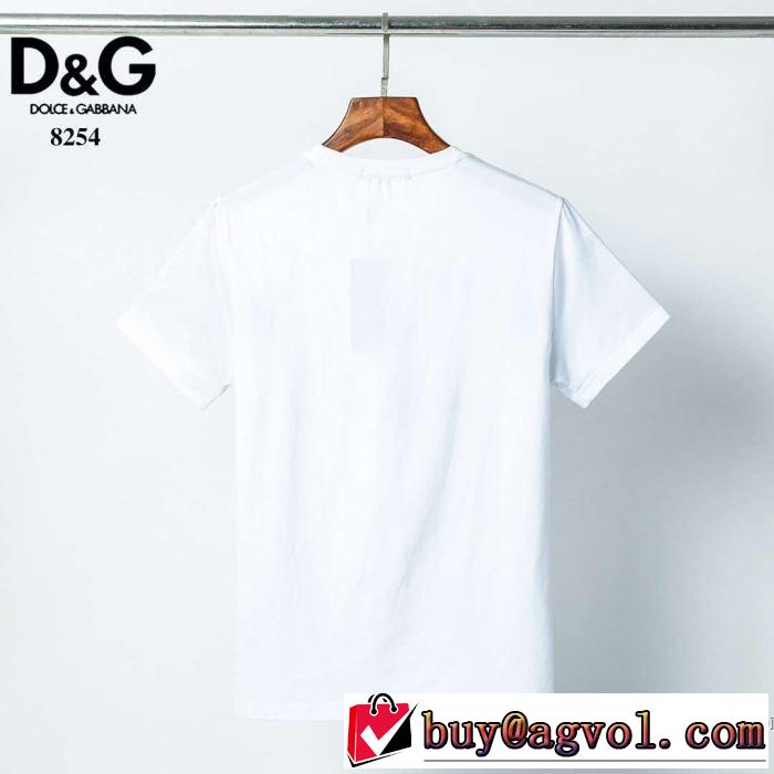 2色可選 今年の春トレンド 半袖Tシャツ 大幅割引価格 ドルチェ＆ガッバーナ Dolce&Gabbana