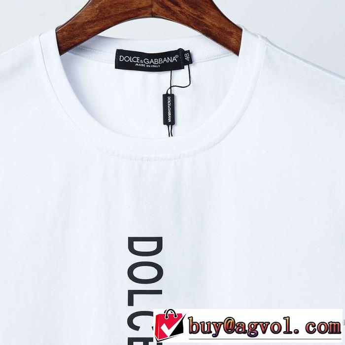 2色可選 今年の春トレンド 半袖Tシャツ 大幅割引価格 ドルチェ＆ガッバーナ Dolce&Gabbana