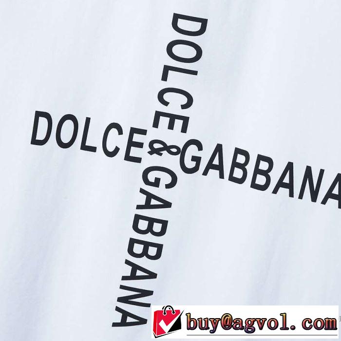 2色可選 今年の春トレンド 半袖Tシャツ 大幅割引価格 ドルチェ＆ガッバーナ Dolce&Gabbana
