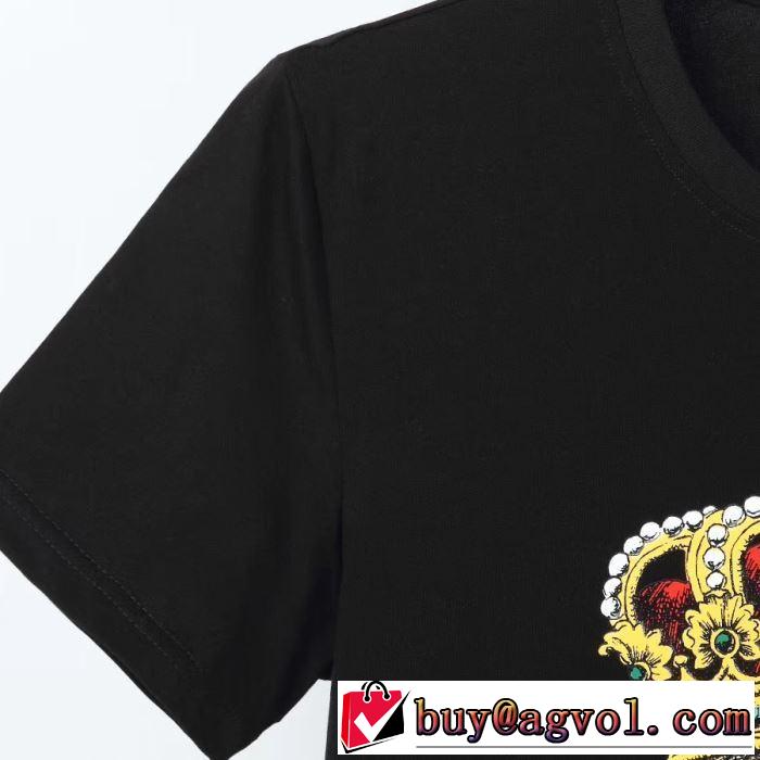 おしゃれに大人の必見 2色可選 半袖Tシャツ 大人の新作こそ ドルチェ＆ガッバーナ Dolce&Gabbana