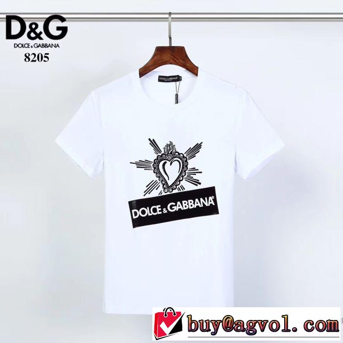 ドルチェ＆ガッバーナ普段のファッション 2色可選  Dolce&Gabbana 大人気のブランドの新作 半袖Tシャツ
