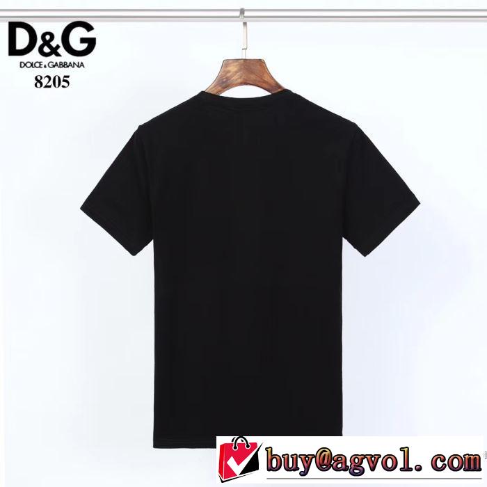 ドルチェ＆ガッバーナ普段のファッション 2色可選  Dolce&Gabbana 大人気のブランドの新作 半袖Tシャツ
