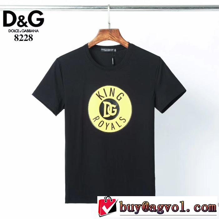 2色可選 20SSトレンド ドルチェ＆ガッバーナ Dolce&Gabbana 半袖Tシャツ 手頃価格でカブり知らず