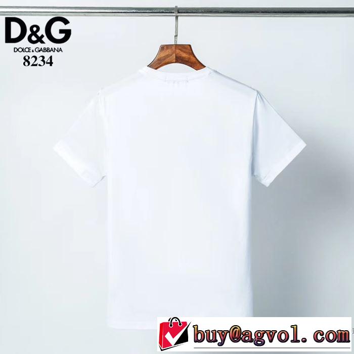 2色可選 ドルチェ＆ガッバーナエレガントな雰囲気  2色可選 Dolce&Gabbana 半袖Tシャツ おしゃれな人が持っている