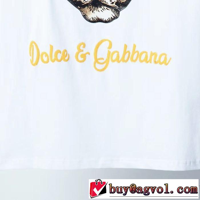 2色可選 ドルチェ＆ガッバーナエレガントな雰囲気  2色可選 Dolce&Gabbana 半袖Tシャツ おしゃれな人が持っている