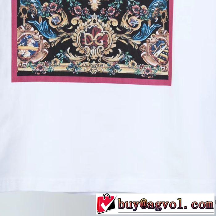 この時期の一番人気は ドルチェ＆ガッバーナ 2色可選 Dolce&Gabbana シンプルなファッション 半袖Tシャツ