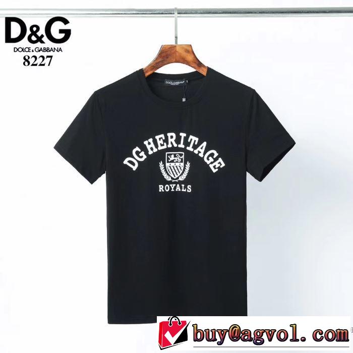 Dolce&Gabbana  2色可選 20新作です 半袖Tシャツ ストリート界隈でも人気 ドルチェ＆ガッバーナ