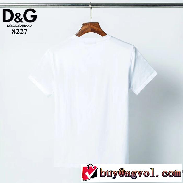 Dolce&Gabbana  2色可選 20新作です 半袖Tシャツ ストリート界隈でも人気 ドルチェ＆ガッバーナ