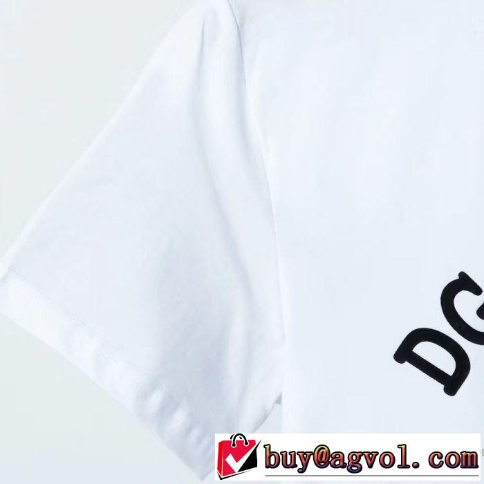 Dolce&Gabbana  2色可選 20新作です 半袖Tシャツ ストリート界隈でも人気 ドルチェ＆ガッバーナ