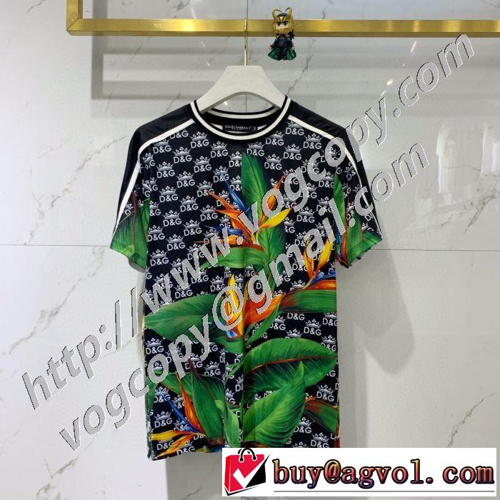 今年の春トレンド ドルチェ＆ガッバーナ Dolce&Gabbana 大人の新作こそ 半袖Tシャツ 驚きのプライス