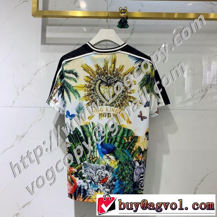 今年の春トレンド ドルチェ＆ガッバーナ Dolce&Gabbana 大人の新作こそ 半袖Tシャツ 驚きのプライス
