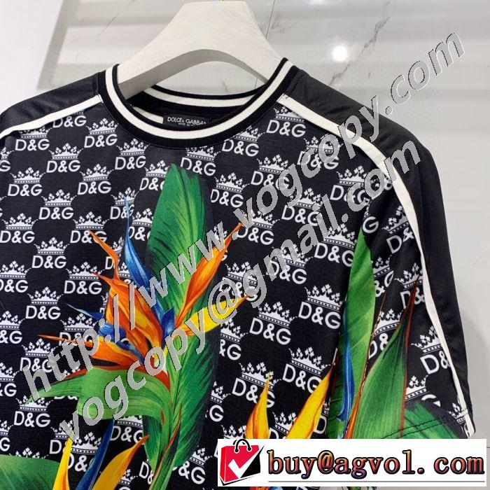 今年の春トレンド ドルチェ＆ガッバーナ Dolce&Gabbana 大人の新作こそ 半袖Tシャツ 驚きのプライス
