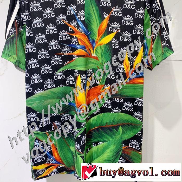 今年の春トレンド ドルチェ＆ガッバーナ Dolce&Gabbana 大人の新作こそ 半袖Tシャツ 驚きのプライス