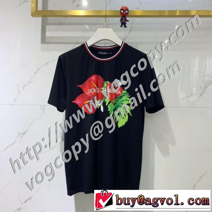 ドルチェ＆ガッバーナおしゃれに大人の必見  Dolce&Gabbana 絶対に見逃せない 半袖Tシャツ 老舗ブランド