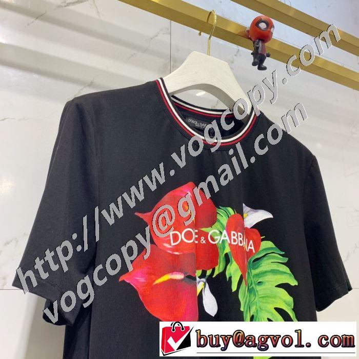 ドルチェ＆ガッバーナおしゃれに大人の必見  Dolce&Gabbana 絶対に見逃せない 半袖Tシャツ 老舗ブランド