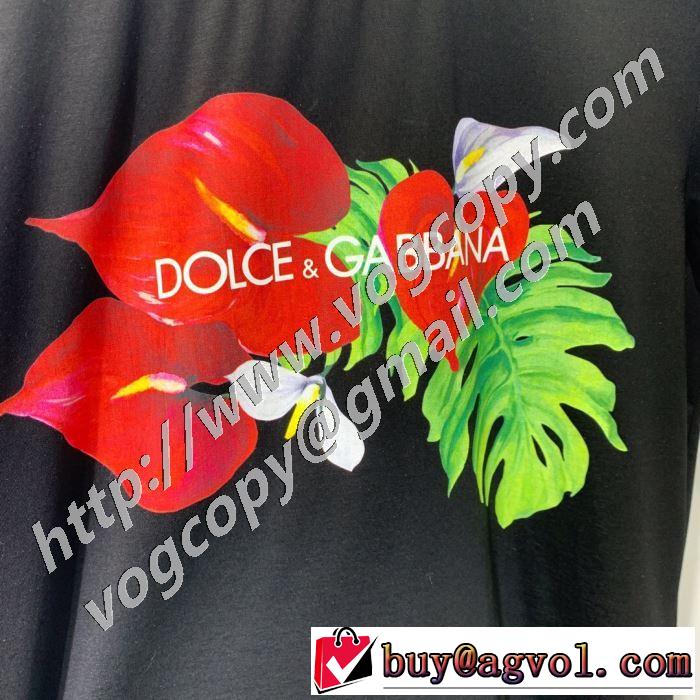 ドルチェ＆ガッバーナおしゃれに大人の必見  Dolce&Gabbana 絶対に見逃せない 半袖Tシャツ 老舗ブランド