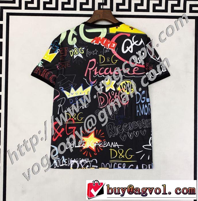 半袖Tシャツ 2色可選 累積売上総額第１位 ドルチェ＆ガッバーナ Dolce&Gabbana 20SS☆送料込