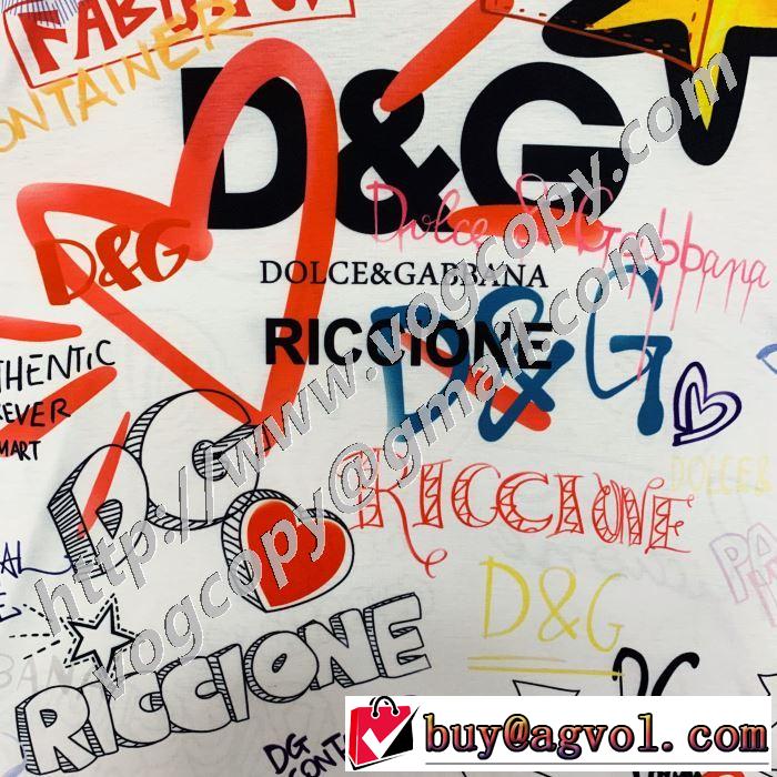 半袖Tシャツ 2色可選 累積売上総額第１位 ドルチェ＆ガッバーナ Dolce&Gabbana 20SS☆送料込