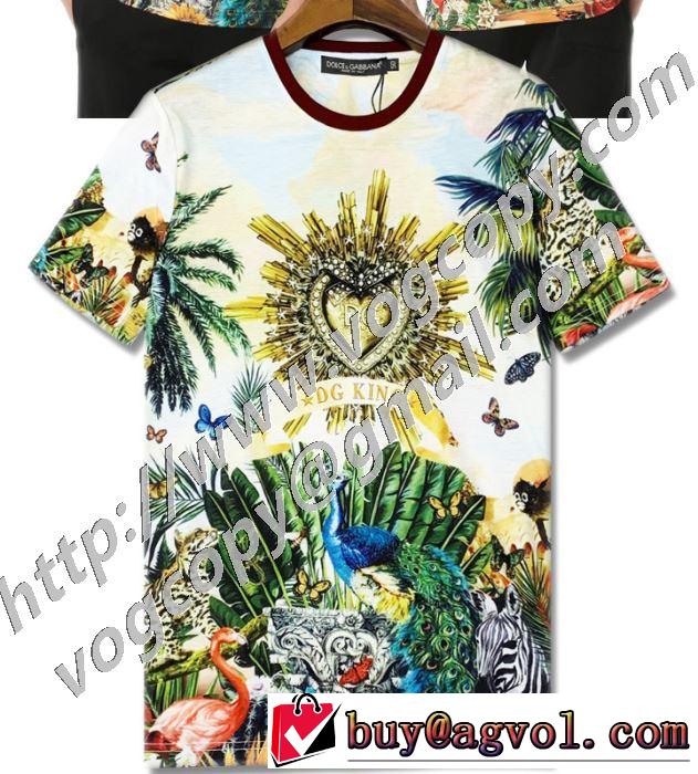 大人気のブランドの新作 半袖Tシャツ 普段のファッション ドルチェ＆ガッバーナ Dolce&Gabbana
