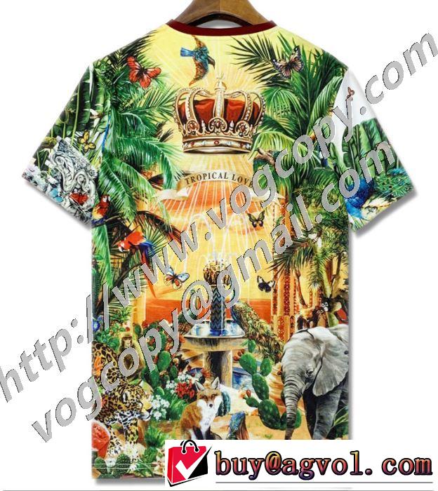大人気のブランドの新作 半袖Tシャツ 普段のファッション ドルチェ＆ガッバーナ Dolce&Gabbana