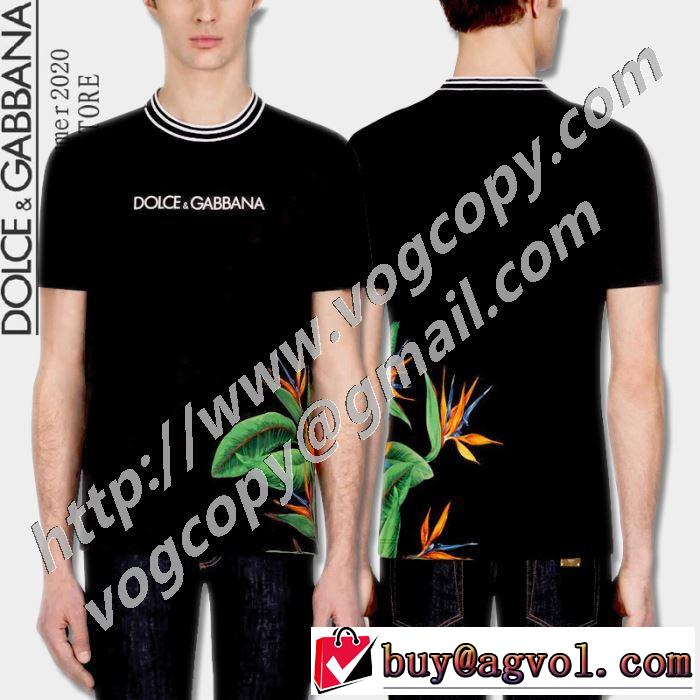 海外でも大人気 半袖Tシャツ 人気が継続中 ドルチェ＆ガッバーナ Dolce&Gabbana