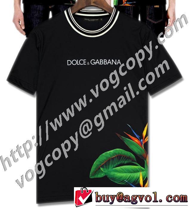 海外でも大人気 半袖Tシャツ 人気が継続中 ドルチェ＆ガッバーナ Dolce&Gabbana