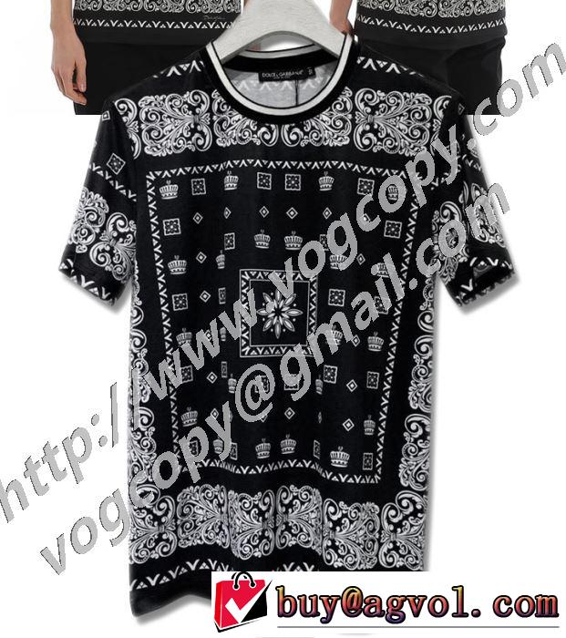 世界共通のアイテム 半袖Tシャツ 海外限定ライン ドルチェ＆ガッバーナ Dolce&Gabbana  試してみよう
