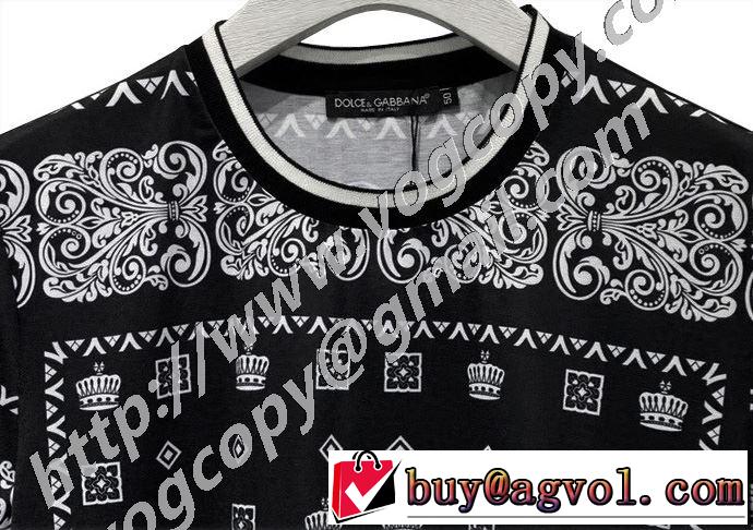 世界共通のアイテム 半袖Tシャツ 海外限定ライン ドルチェ＆ガッバーナ Dolce&Gabbana  試してみよう