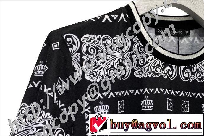 世界共通のアイテム 半袖Tシャツ 海外限定ライン ドルチェ＆ガッバーナ Dolce&Gabbana  試してみよう