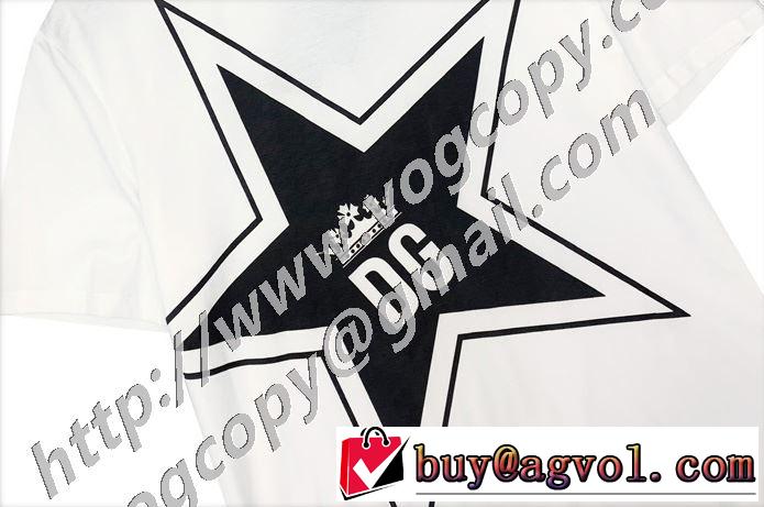 通勤通学どちらでも使え 半袖Tシャツ 素敵なアイテム ドルチェ＆ガッバーナ Dolce&Gabbana