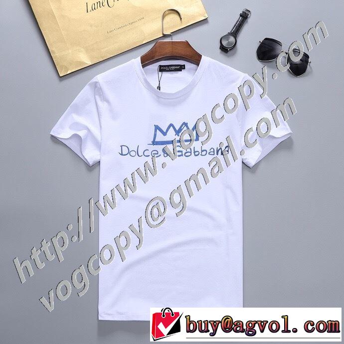 2020SS人気 半袖Tシャツ 2色可選 最先端のスタイル ドルチェ＆ガッバーナ Dolce&Gabbana