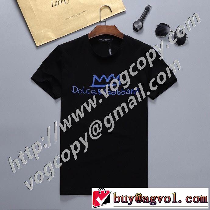2020SS人気 半袖Tシャツ 2色可選 最先端のスタイル ドルチェ＆ガッバーナ Dolce&Gabbana
