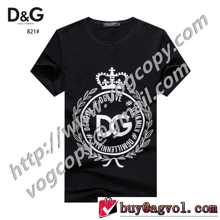 ドルチェ＆ガッバーナ１点限り！VIPセール 2色可選  Dolce&Gabbana おしゃれ刷新に役立つ 半袖Tシャツ