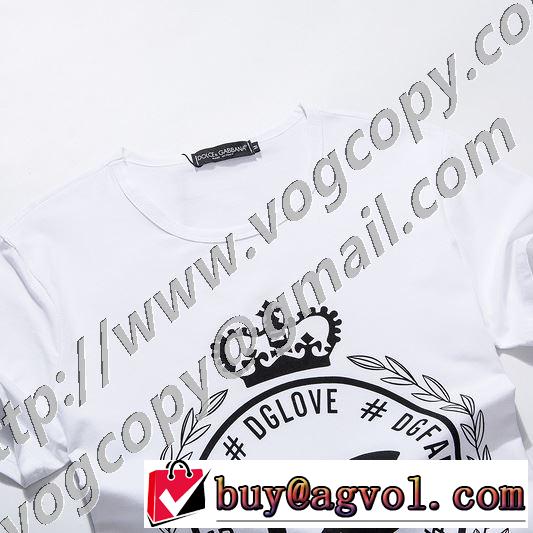ドルチェ＆ガッバーナ１点限り！VIPセール 2色可選  Dolce&Gabbana おしゃれ刷新に役立つ 半袖Tシャツ