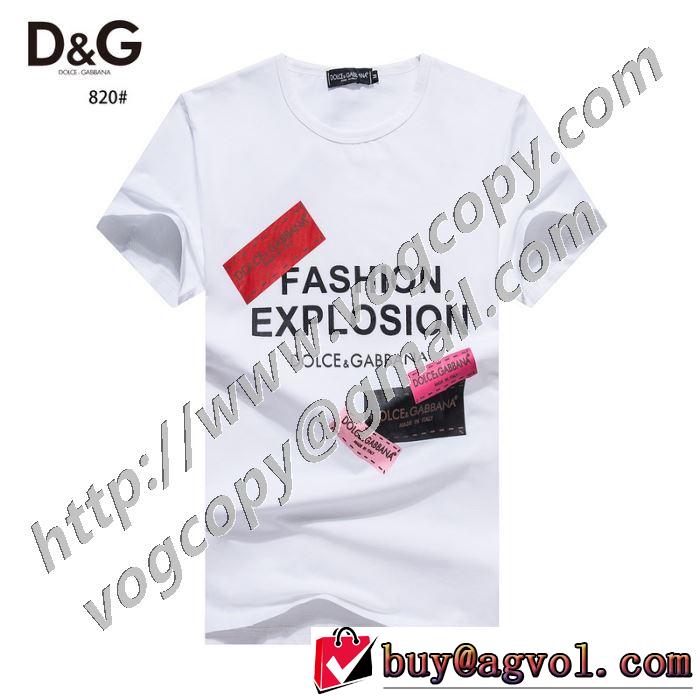 半袖Tシャツ 2色可選 オススメのアイテムを見逃すな ドルチェ＆ガッバーナ Dolce&Gabbana