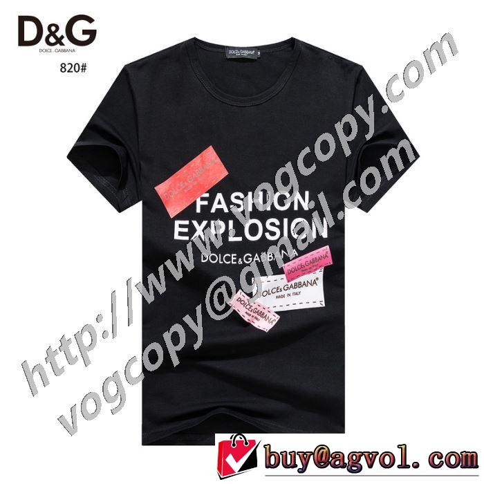 半袖Tシャツ 2色可選 オススメのアイテムを見逃すな ドルチェ＆ガッバーナ Dolce&Gabbana
