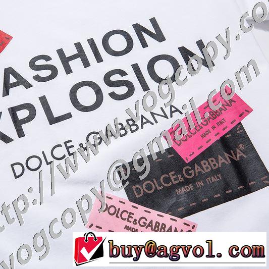 半袖Tシャツ 2色可選 オススメのアイテムを見逃すな ドルチェ＆ガッバーナ Dolce&Gabbana