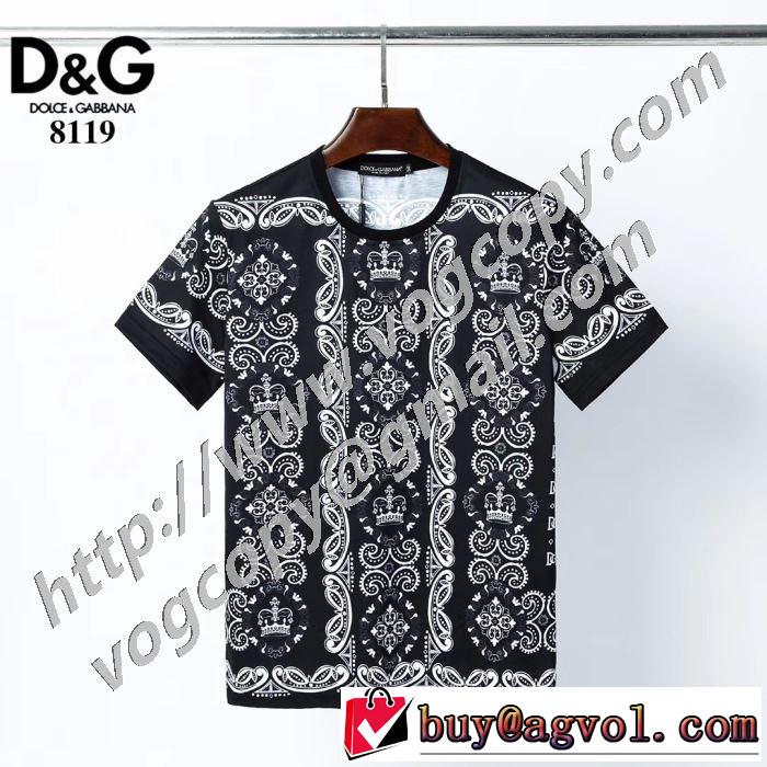 シンプルなファッション ドルチェ＆ガッバーナ Dolce&Gabbana  2020モデル 半袖Tシャツ