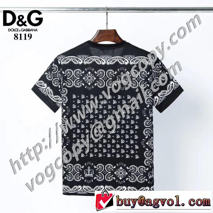 シンプルなファッション ドルチェ＆ガッバーナ Dolce&Gabbana  2020モデル 半袖Tシャツ
